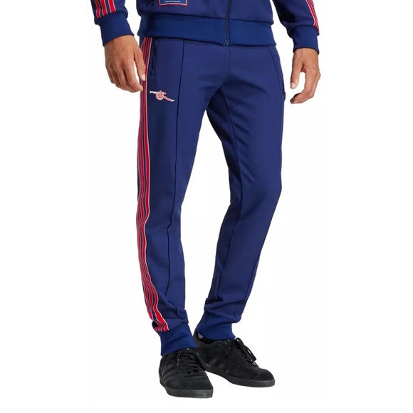 adidas Originals Arsenal 24/25 Terrace Icon Track Pants Blue Men’s Medium - Picture 1 of 6